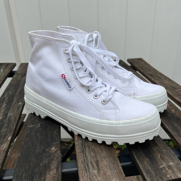 superga high top platform